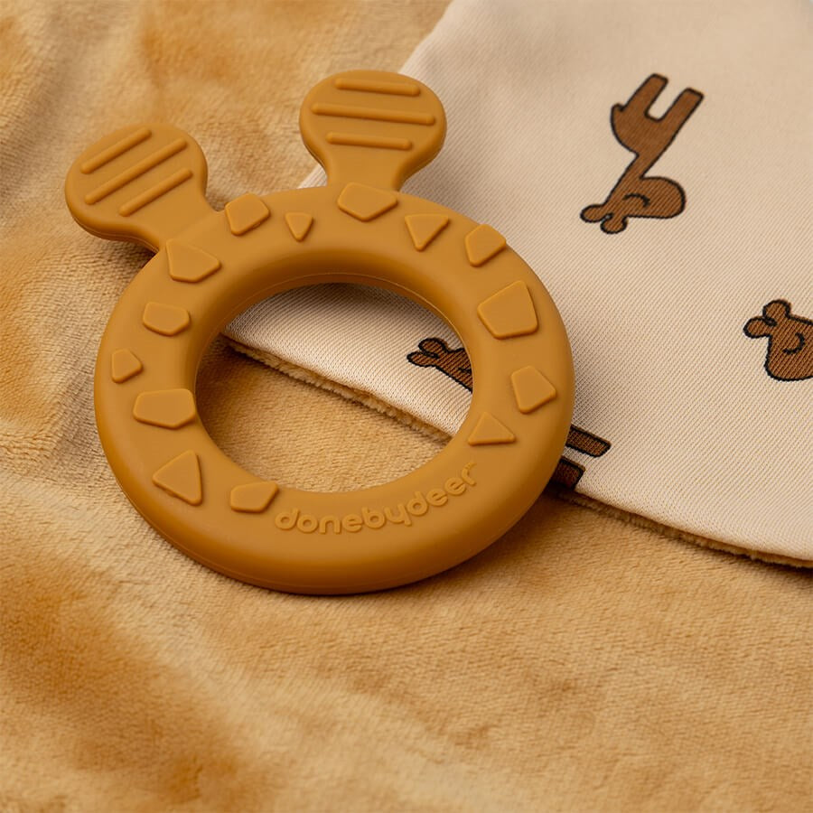 Done by Deer Comfort Teether - Raffi Mustard