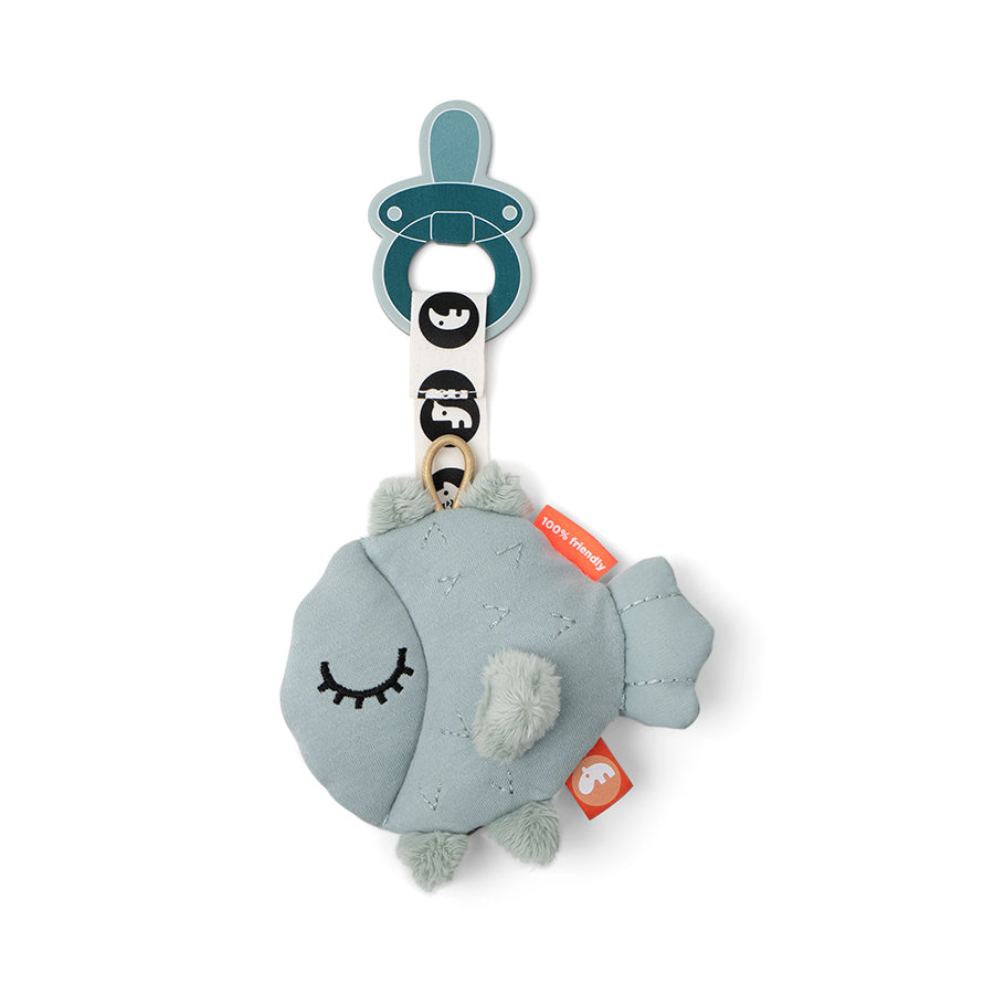 Done by Deer Cozy Pacifier Keeper - Puffee Blue