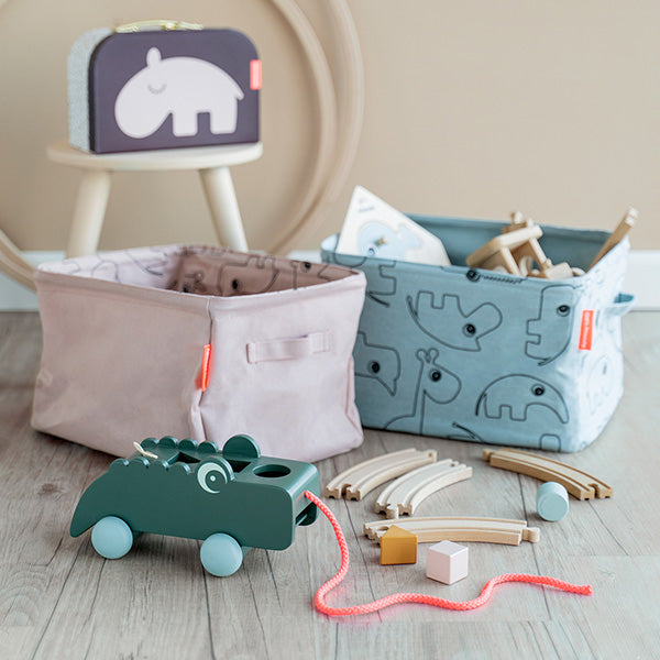 Done by Deer Soft Storage Double-sided Contour - Blue