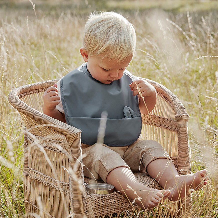Elodie Details Baby Bib - Tender Blue Bunny