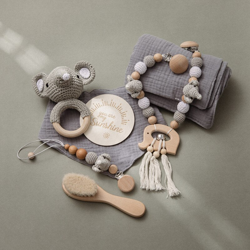 7-Piece Elephant Baby Premium Gift Set