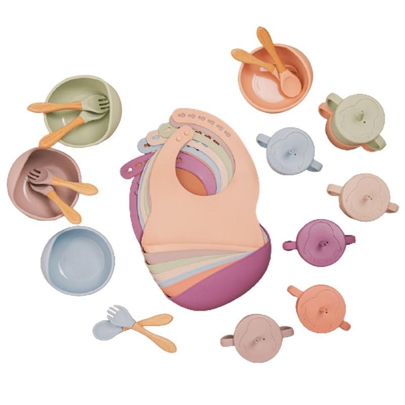 5-Piece Baby Feeding Silicone Set