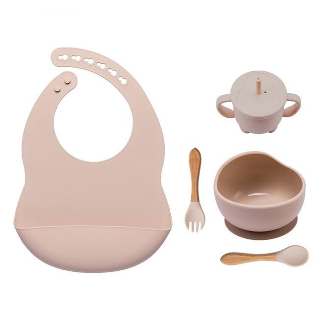 5-Piece Baby Feeding Silicone Set