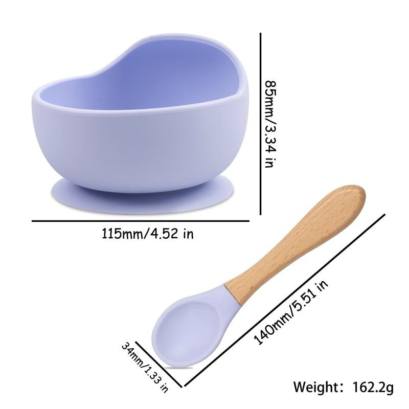 5-Piece Baby Feeding Silicone Set