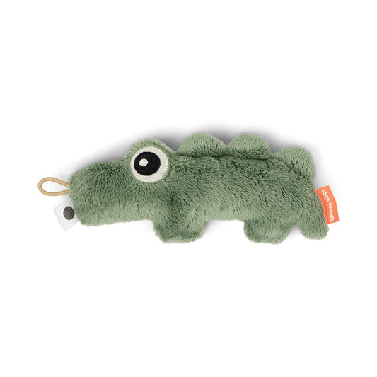 Done by Deer Tiny Sensory Rattle - Croco Green