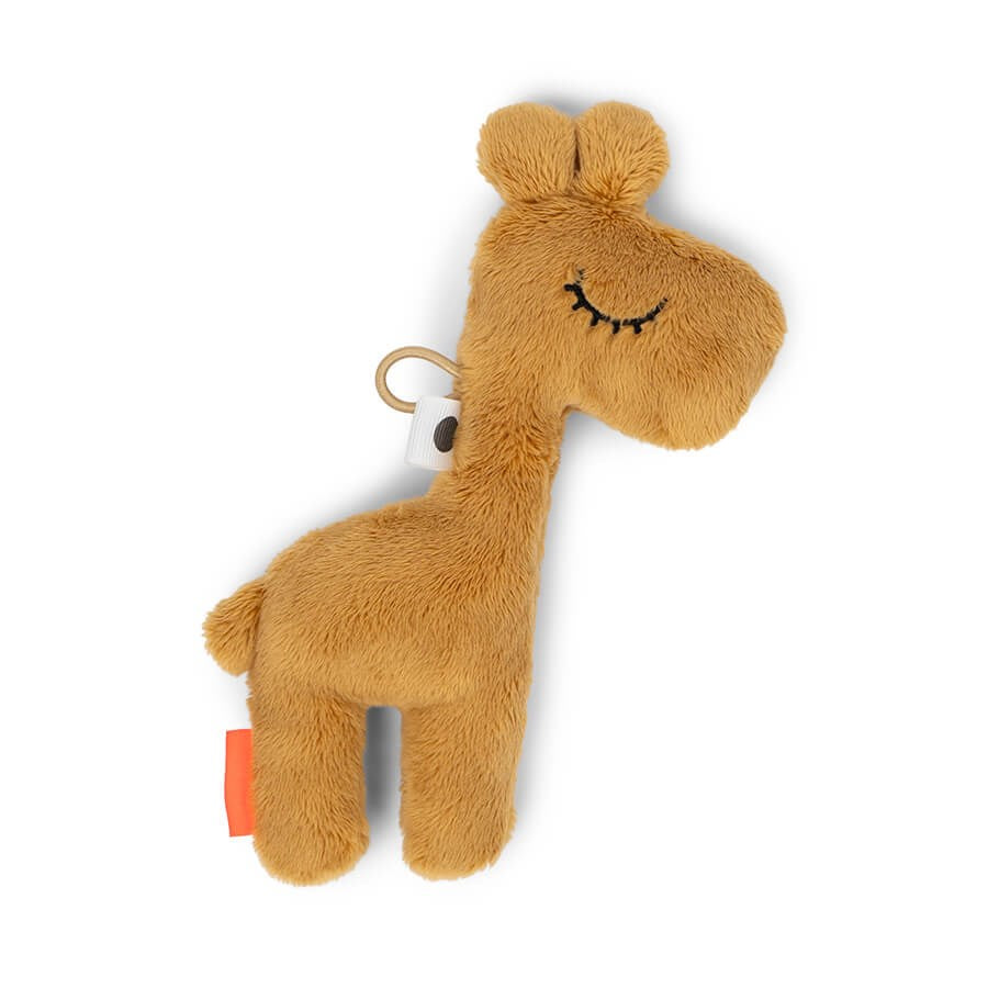 Done by Deer Tiny Sensory Rattle - Raffi Mustard