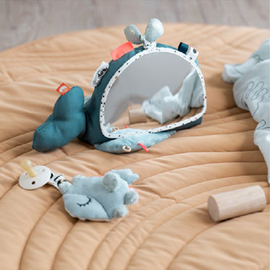 Done by Deer Tummy Time Activity Toy - Wally Blue