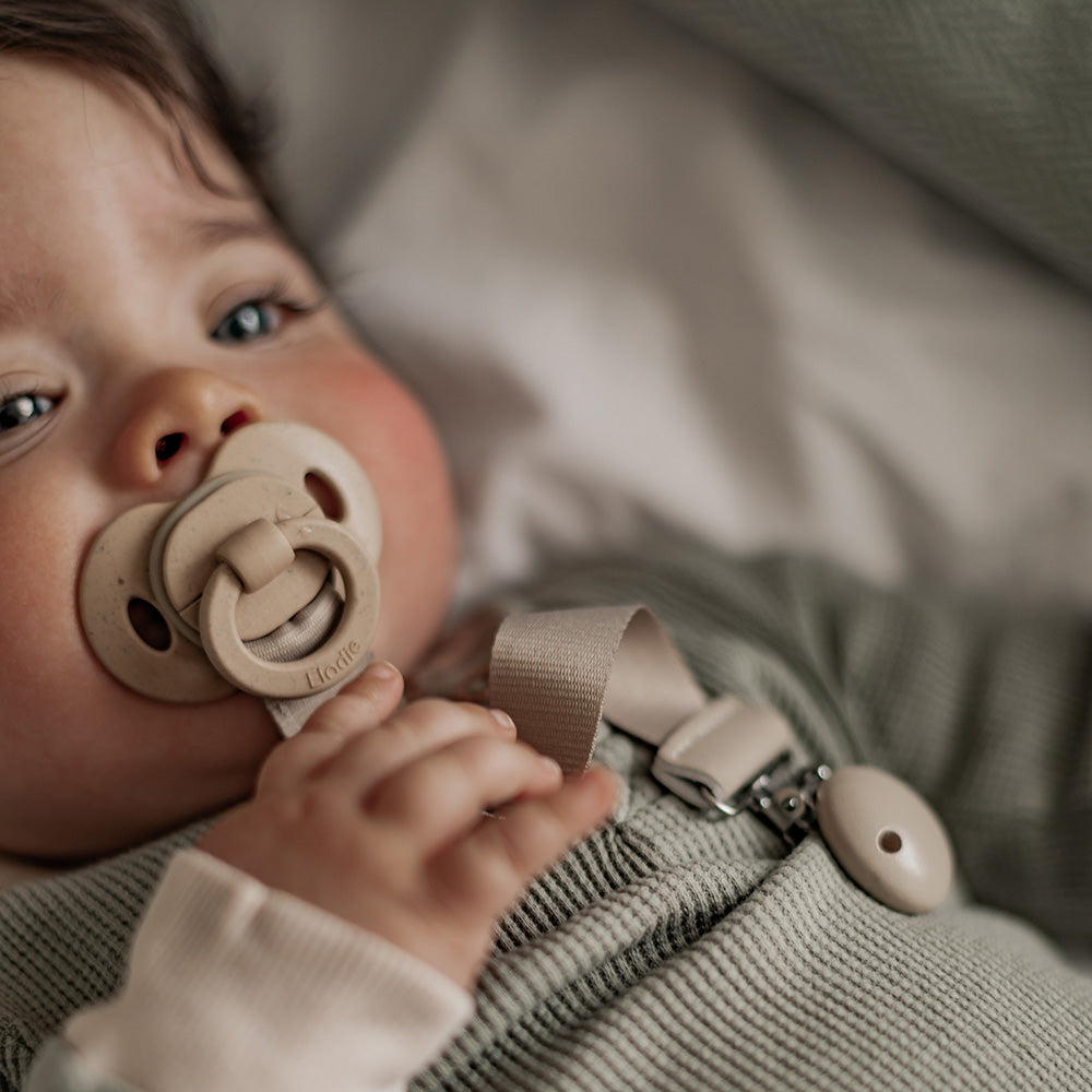 Elodie Details Bamboo Pacifier - Pure Khaki