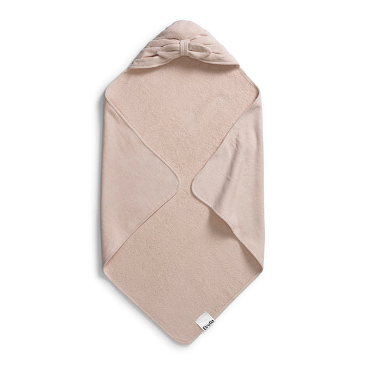 Elodie Details Hooded Towel - Powder Pink Bow